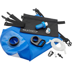 Katadyn Gravity BeFree 6L in action with smooth water flow for group camping.