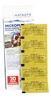 Katadyn Micropur MP1 pack of 20 tablets for outdoor use and travel
