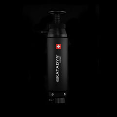 Katadyn Pocket Tactical flow rate: 1 liter per minute in rugged terrain.