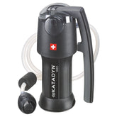 Katadyn Vario quick-setup for camping shows easy field filtration