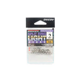 Katsuichi Decoy R-4 light silver #2 split ring for medium lures, smooth fit