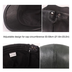 Katutude newsboy cap curved brim for sun protection