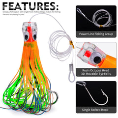 KATUYSHA stainless steel hook 8-0 for strong saltwater performance.