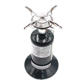 Kavolet outdoor stove full view for quick trail meals on camping trips.