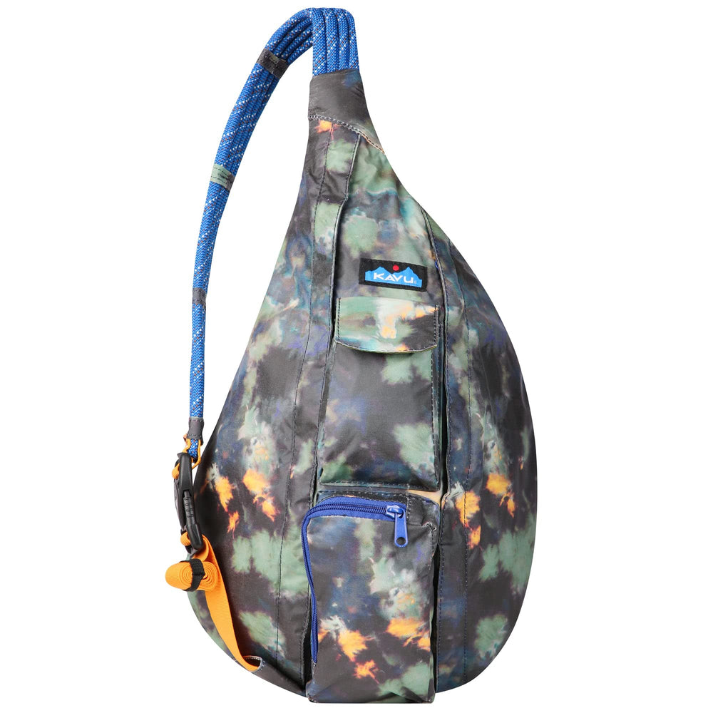KAVU Rope Sack crossbody backpack Sonic Boom with two main compartments