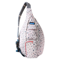 KAVU Rope Sack sling strap close up showing adjustable comfort for daily use