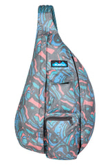 KAVU Rope Sack Topo Smash front view with padded back for all-day comfort.