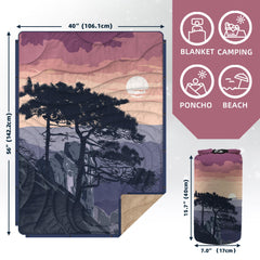 KawaGebo Kamp blanket in bag shows ultralight, packable design
