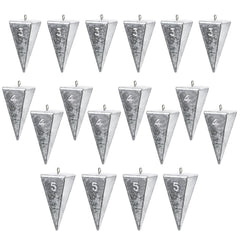 KAXIWEI pyramid sinkers 3oz 6pc for quick depth control in saltwater fishing