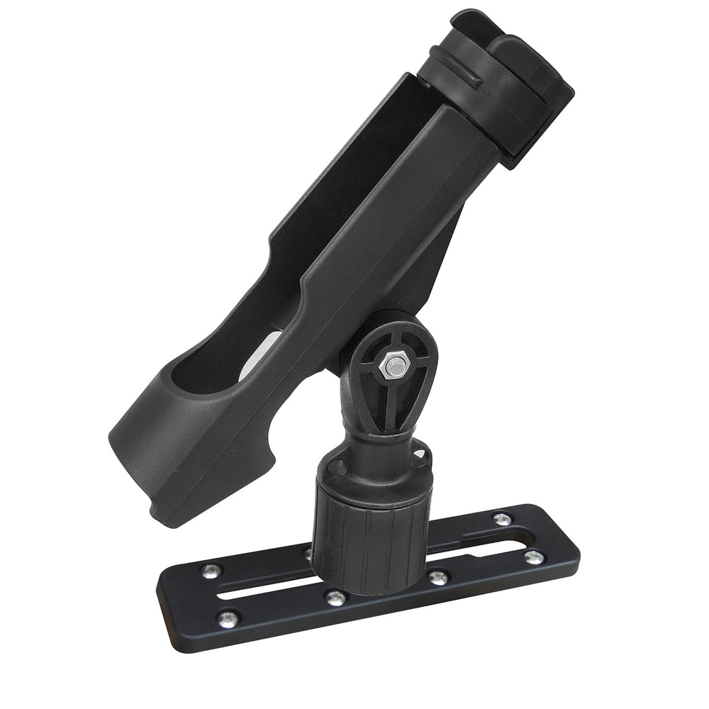 Main view of 360° adjustable kayak fishing rod holder