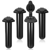 Close-up of ABS plastic material used for kayak rod holders