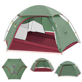 KAZOO-lightweight-tent-setup image shows quick, solo-friendly shelter for outdoor adventures.