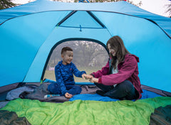 KAZOO tent porch offers sun shade and outdoor shelter.
