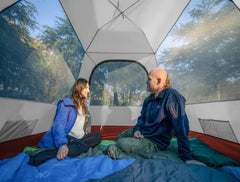 KAZOO tent rainfly waterproof test shows reliable protection in wet conditions.