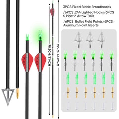 KEAUP 100-grain three-blade broadheads designed for penetration