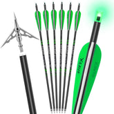 KEAUP 20-inch carbon crossbow bolts for precision hunting and practice
