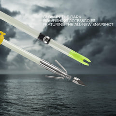 KEAUP fiberglass construction provides durable, straight flight in water conditions.