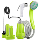 KEDSUM portable camp shower with battery LED indicator for clear power status