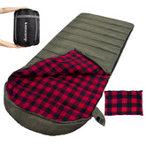 Keencamp 0 Degree Sleeping Bag overview highlights roomy XL dimensions for tall adults.