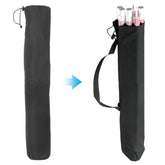 Keenso camping storage bag open compartments keeps canopy poles organized for quick access