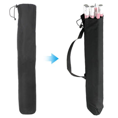 Keenso camping storage bag open compartments keeps canopy poles organized for quick access