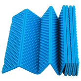 Keenso Double Egg Crate Sleeping Pad front view highlights easy orientation and outdoor comfort.