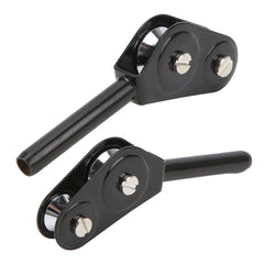 Keenso double-pulley block tip roller for smoother line control.
