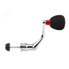 Keenso handle non-slip 2-reel red large side view shows secure grip for reels