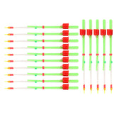 Keenso ice fishing rod tip set with 15 pieces, portable for outdoors.