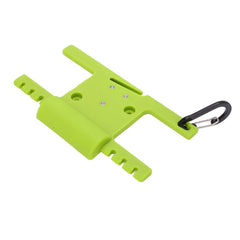 Keenso paracord cutter demonstrates interchangeable vane and wing for precise cuts.