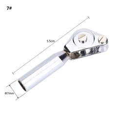 Keenso trolling rod tip roller mounted on a fishing rod for smooth lines.