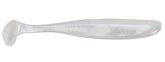 Keitech ES4458 French Pearl bait shows balanced shad-swing action for versatile freshwater fishing.