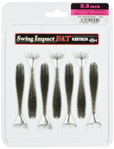 Keitech Fat Swing Impact bluegill flash paddle tail swimbait with lifelike action for bass