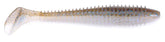 Keitech Fat Swing Impact Electric Shad close-up showing balanced action and two-tone color