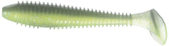 Keitech FS33-450 Fat Swing Impact bait, full-body view ideal for jig-head rigs.