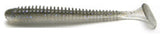 Keitech SW3440 Electric Shad 3in front view balanced action for smooth retrieves.