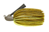 Keitech Tungsten Rubber Jig head teardrop matte finish reduces glare for stealthy presentations.