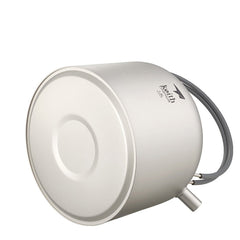 Keith Ti3907 Kettle dishwasher-safe design for easy cleanup after meals.