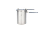 Keith Ti6302 dual-pot system shown for compact trail cooking and efficiency