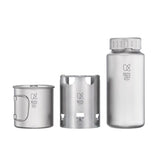 Keith Titanium Ti3070 bottle with bayonet cap for quick, quiet mounting