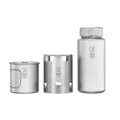 Keith Titanium Ti3070 bottle with bayonet cap for quick, quiet mounting
