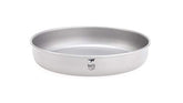 Keith Titanium Ti8702 plate showing 33.8 oz capacity for outdoor meals.