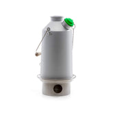 Kelly Kettle Large Aluminum 54oz boils water quickly outdoors.