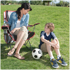 Kelsyus Original Canopy Chair canopy extended provides shaded comfort