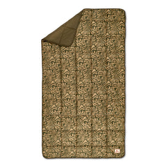 Kelty Bestie Blanket Fern compact packable design for travel-ready warmth.