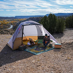 Kelty Caboose 78in stand-height door for easy access.
