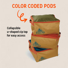 Kelty CAR-GO-Box pod dimensions of 20x12x12 inches aid neat packing