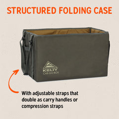 Kelty CAR-GO-Box rugged 600D fabric endures busy campsites and car rides