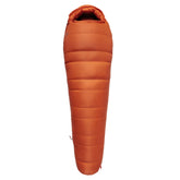 Kelty Cosmic 0 Ultra mummy bag shown full-length for four-season warmth