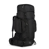 Kelty Coyote 65L backpack side view shows stable frame for rugged trails.